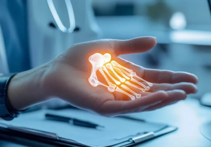 Bone health icon, orthopedics services